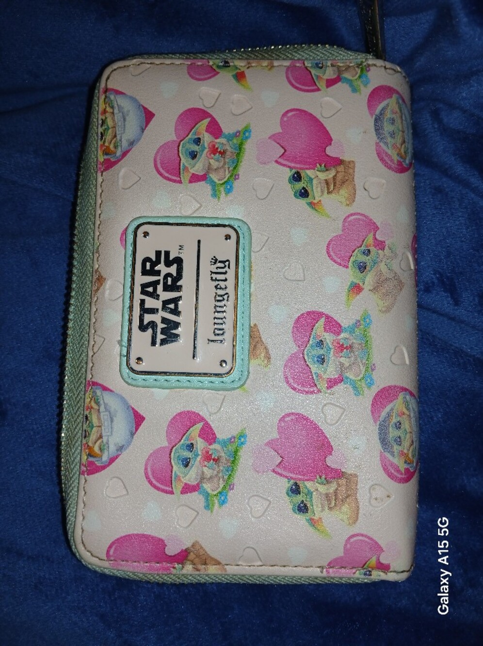 Star Wars Loungefly Baby Yoda Pink Hearts Wallet
